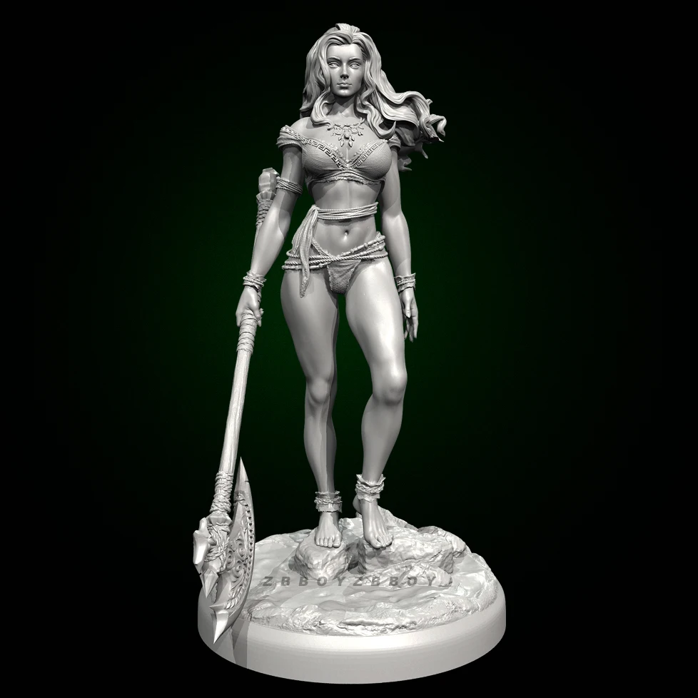 

Overall heights 50mm 75mm Resin model kits figure beauty colorless and self-assembled （3D Printing ）TD-7559/3D