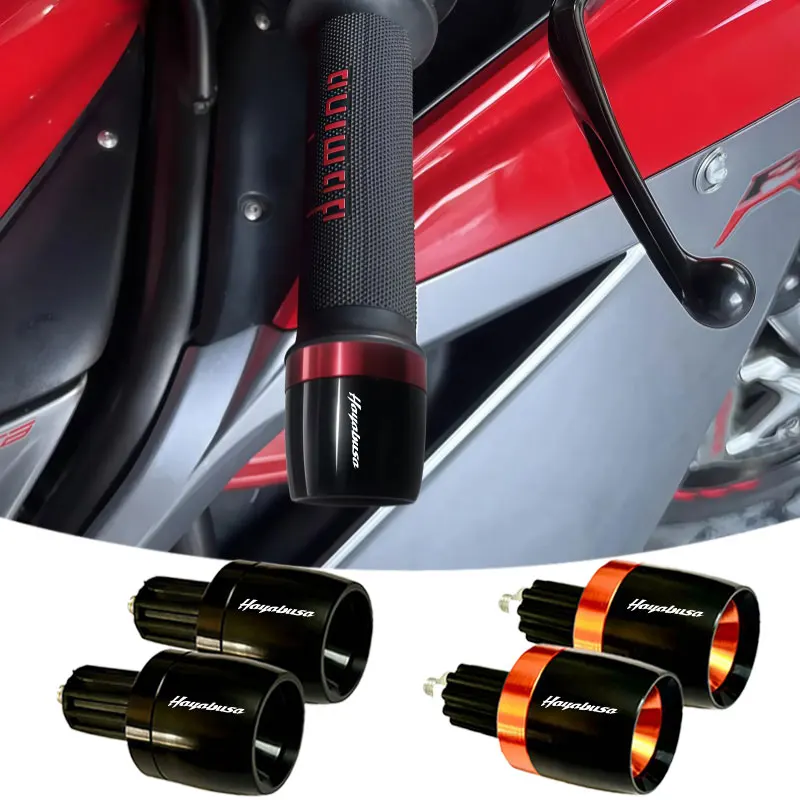 لسوزوكي هايابوسا GSXR1300 GSX1300R دراجة نارية مقود غطاء نهاية المقابس المقود القبضات ينتهي غطاء مقبض معدني التوصيل #1