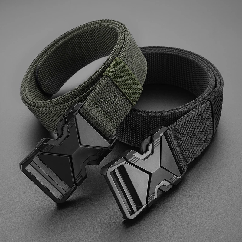 Authentic Military Tactical Belt - Quick Disassembly High Quality Nylon Comfortable and Breathable Sports Training Adventure