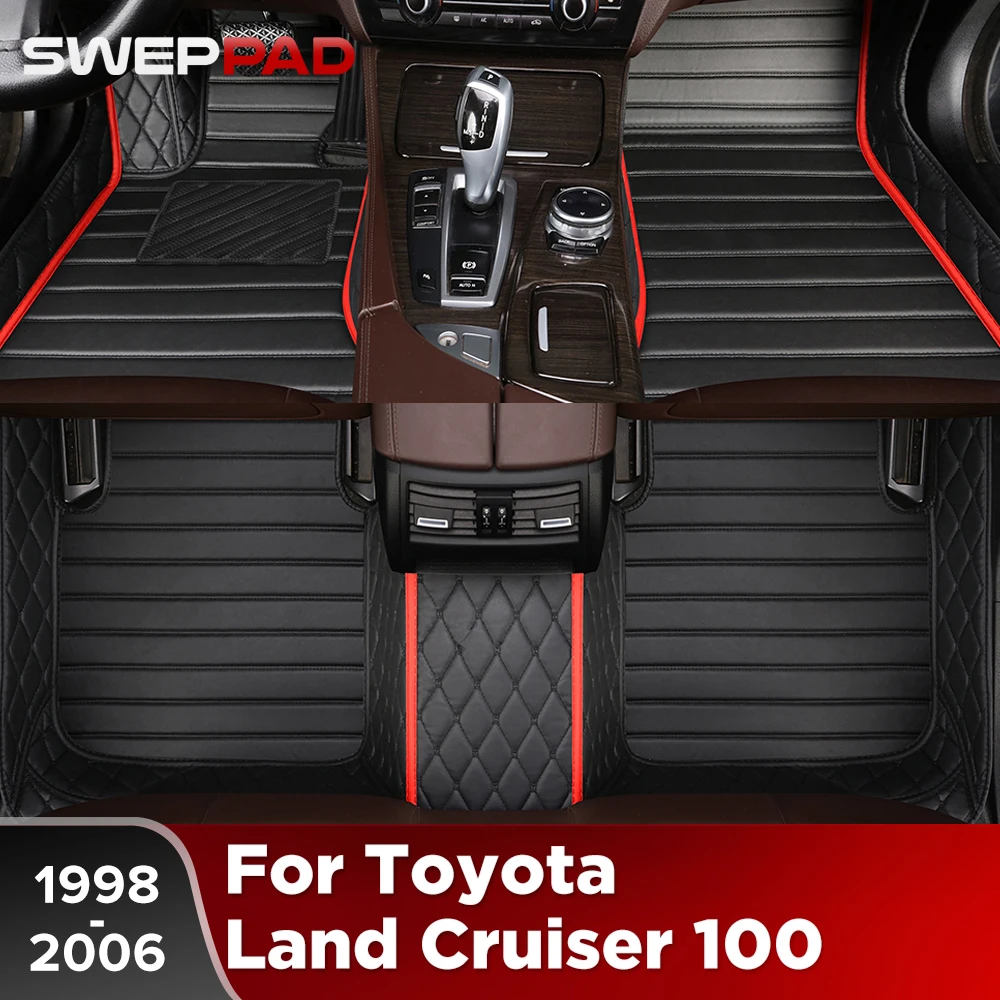 

Автомобильные коврики всепогодные для Toyota Land Cruiser 100 (5-местный) 1998-2006 годов выпуска, ковровые покрытия для пола, вкладыши для салона