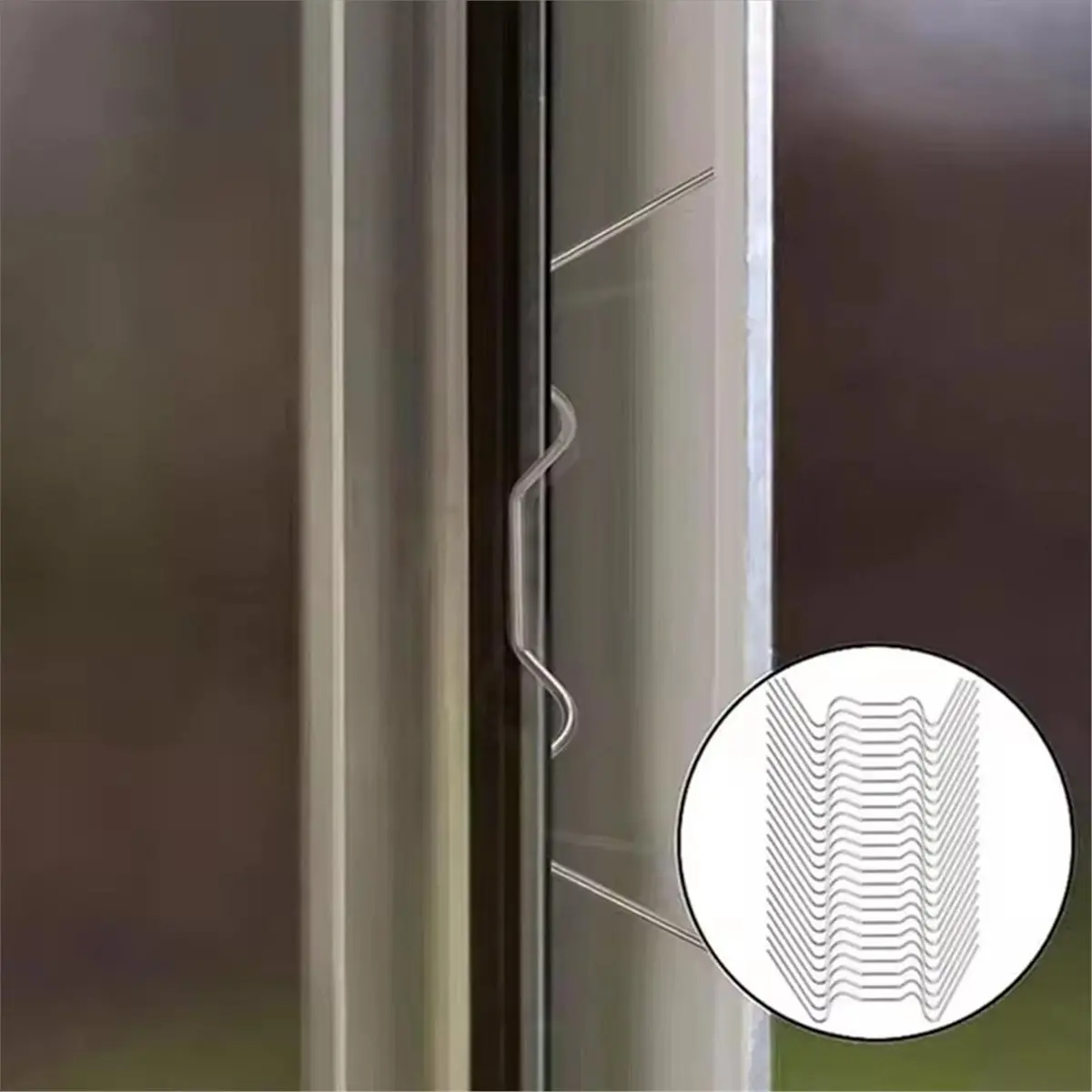 618 Mega Sale 50pcs Greenhouse Glazing Clips W Type Clip Leaf Spring Clips Greenhouse Care for House Twin-Hall Web Sheets