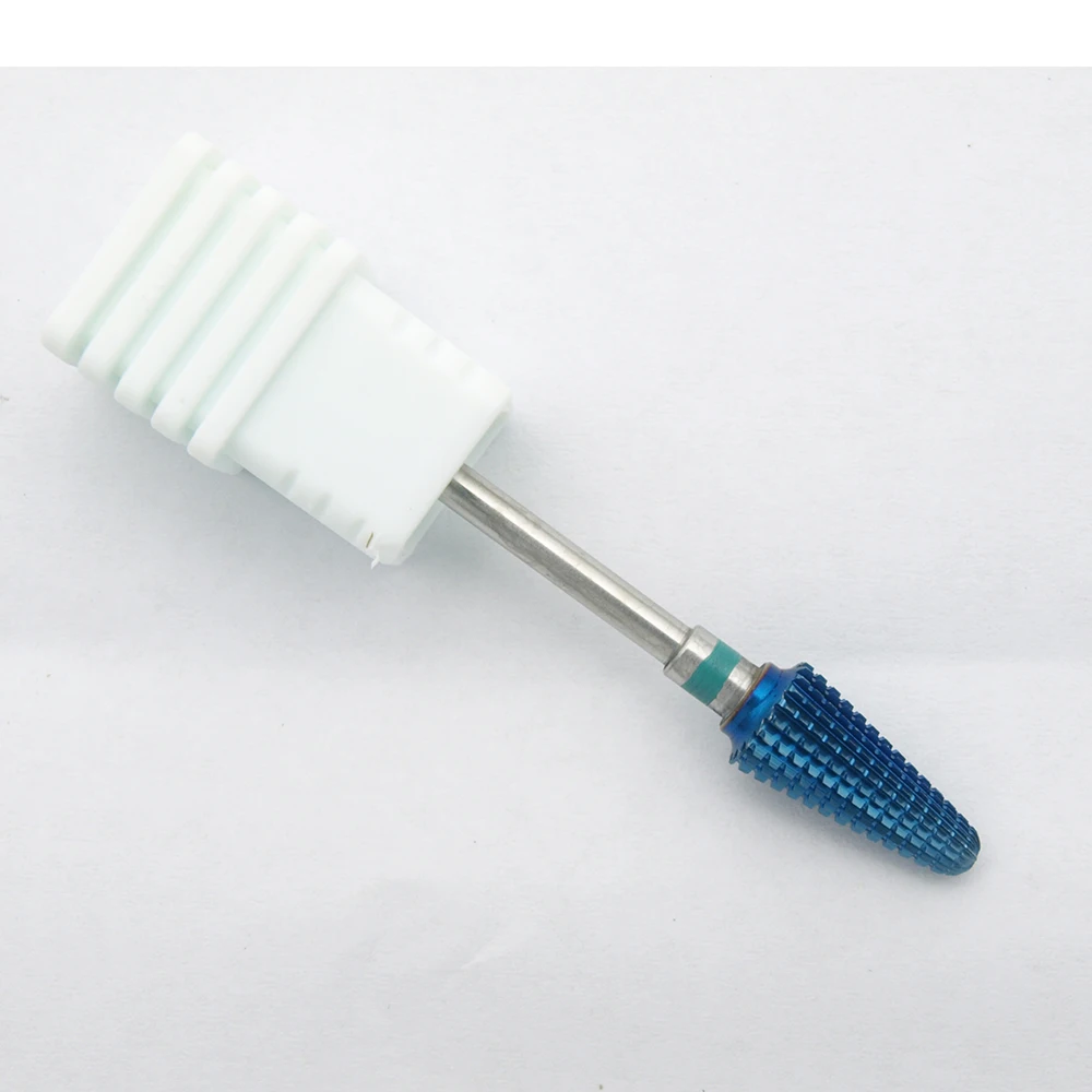 イージーネイルブルーカーバイドネイルドリルビット3/32インチトルネードカーバイドビットフライスカッターマニキュアペディキュアネイルアクセサリーツール
