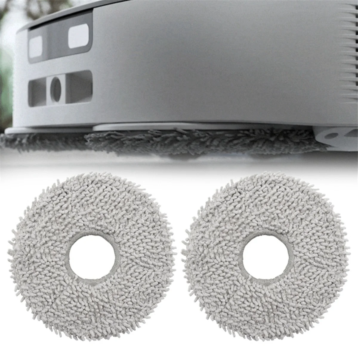 ผ้าซับ 6 ชิ้นสําหรับเครื่องดูดฝุ่น DEEBOT X2 PRO อุปกรณ์เสริมเครื่องดูดฝุ่นหุ่นยนต์กวาด