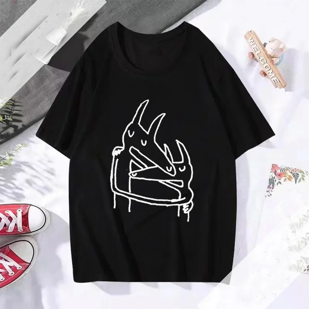 Car Seat Music Band Headrest Classic Cotton T-shirt Unisex DMN  Short Sleeves Tee Summer Casual Crew neck Black TShirt Oversized