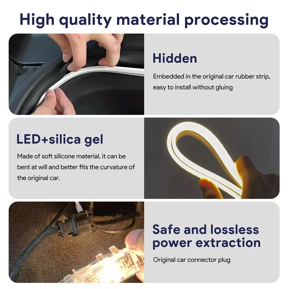 ضوء صندوق خلفي ديناميكي متدفق لسيارة مرسيدس بنز GLA X156 H247 GLB X247 GLC X253 X254 GLE W167 EQA EQB 2022 2023 2024 2025 #6