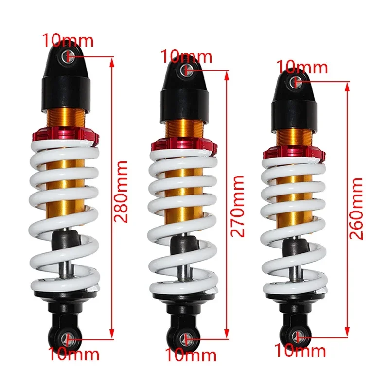 AliExpress kaefung Motorcycle Rear Suspension Shock Absorber 260mm 270mm 280mm Fits 110cc 125cc Motocross ATV Quad Dirt Bike Accessories