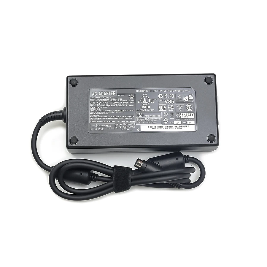 PA3546E-1AC3 AC Aapter 19V 9.5A 180W fuente de alimentación para Toshiba DX730 QOSMIO X500-121 PQQ11C-00J006 X75 X770 X505 Series portátil