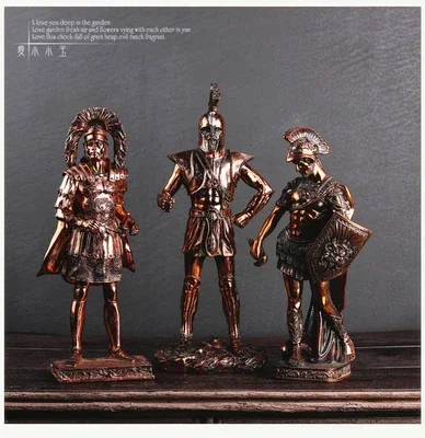 

Greece Mythology Resin Figures Home Decoration Athena Wealth Goddess Poseidon Zeus David Medusa Spartan Warriors Figurines