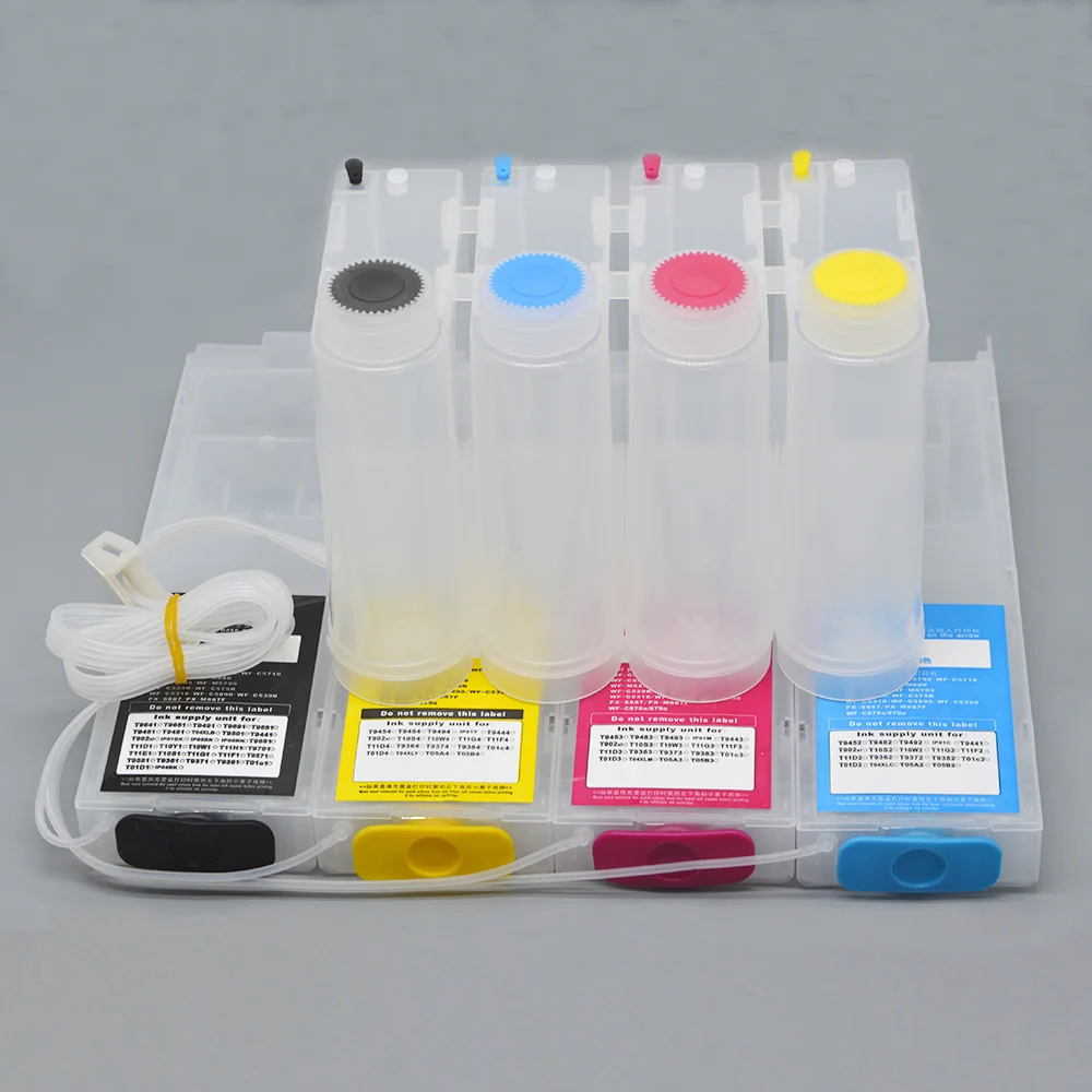 

Large Volume DIY Ciss System for Epson WF-C5890 C5810 C5390 C5310 C5790 C5290 C5710 C5210 Printer 500ML Tank