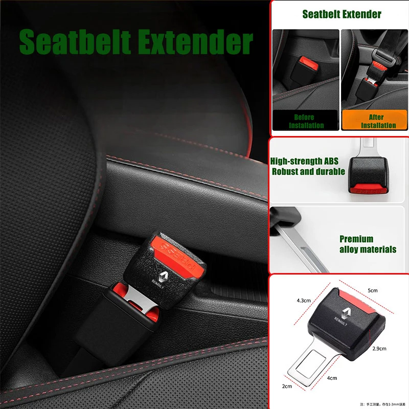 ملحقات حزام مقعد السيارة لرينو كليو لاغونا ميجان 2 3 داستر لوجان كابتور تاليسمان ترافيك كادجار فلوينس