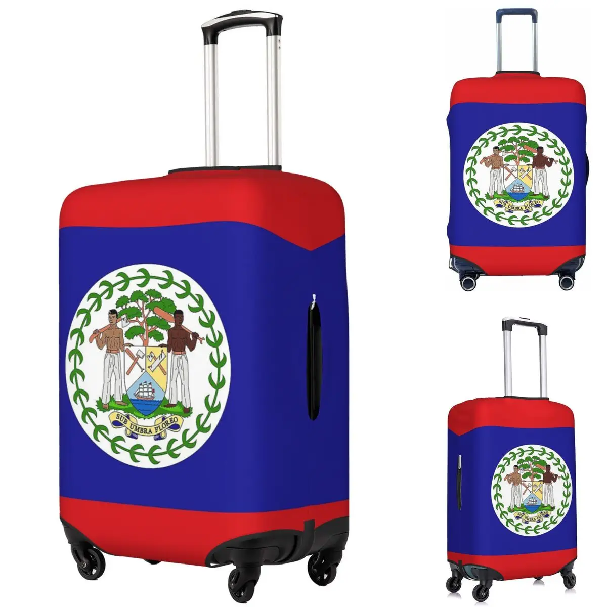 

Belize Flag Gifts, Stickers & Products Suitcase Cover Protection Elastic Travel Luggage Protector Covers for 18-32 Inch