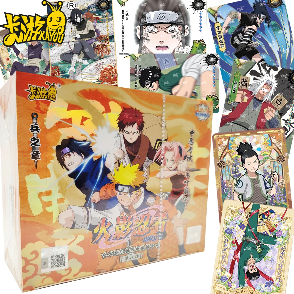 

Kayou Original Naruto Collection Cards for Boys Girls Anime Ninja Uchiha Sasuke Battle Moment Special Effects Cards Toys Gifts