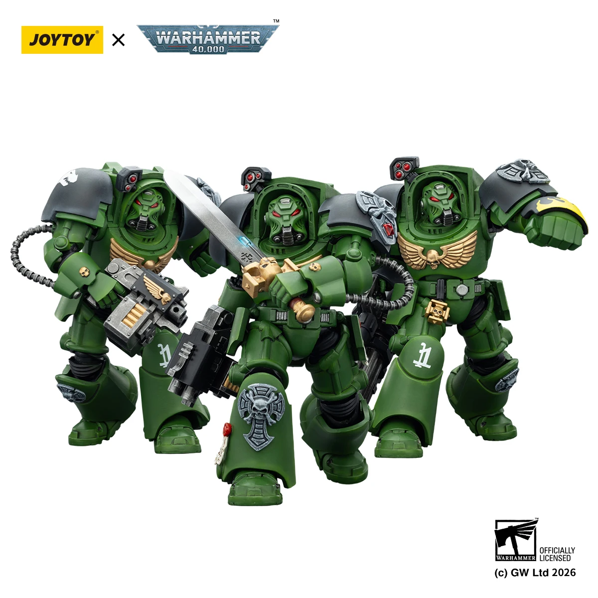 JOYTOY Warhammer 40.000 1/18 Actiefiguren Terminator Black Templars Dark Angels Imperial Fists White Scars Salamanders