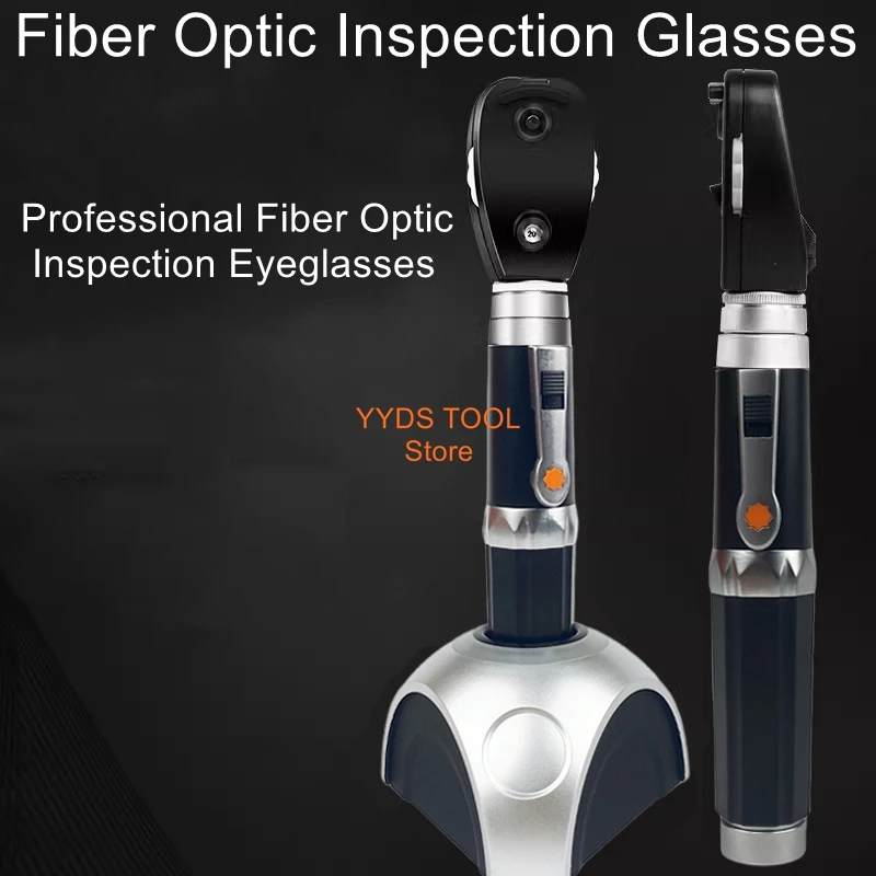 Fiber Optic Inspection GlassesProfessional Ophthalmic ExaminationEndoscopeMedical LED Handheld Pigeon Funduscope