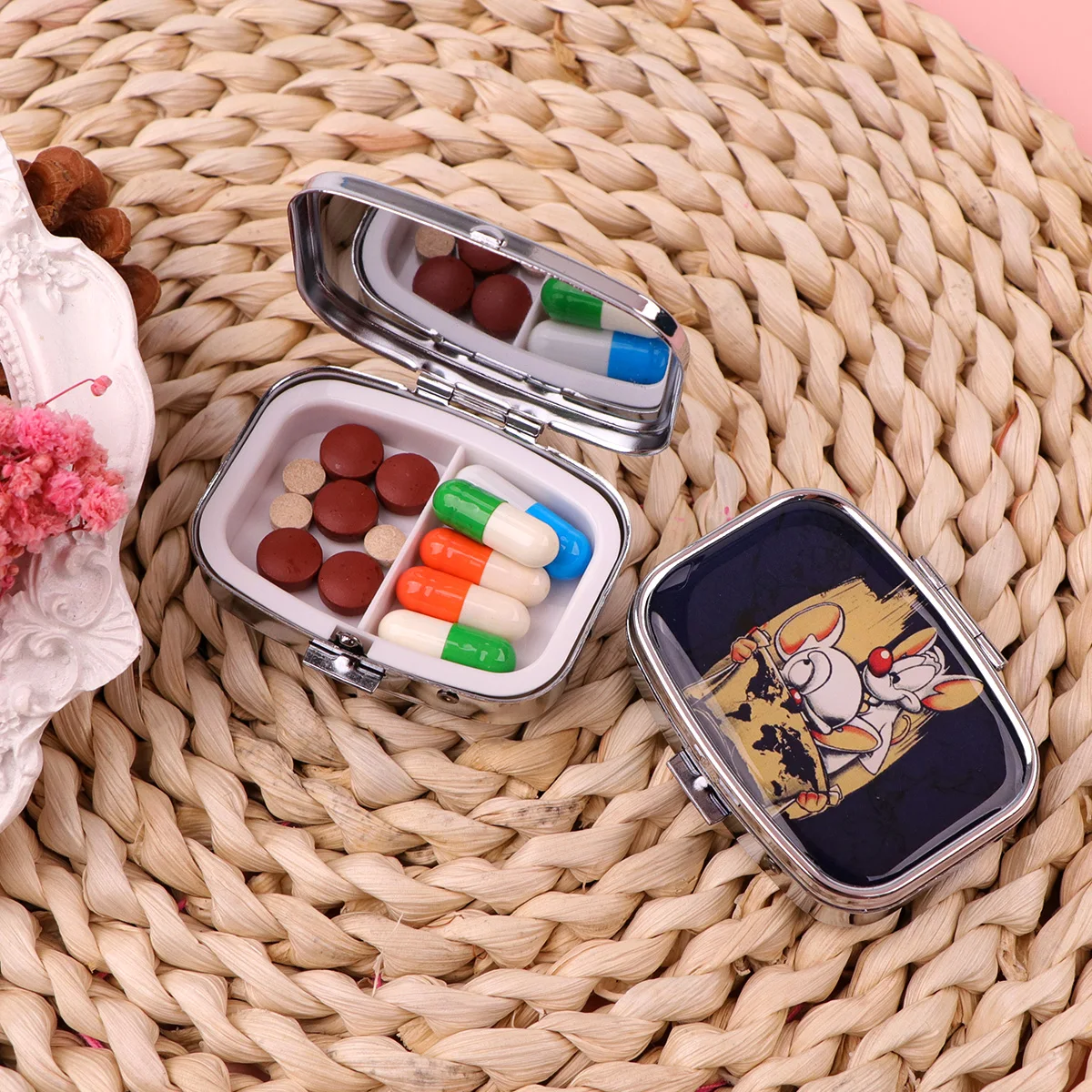 Cute Mouse Cartoon Travel Pill - Tablet Cute Accessories review and price