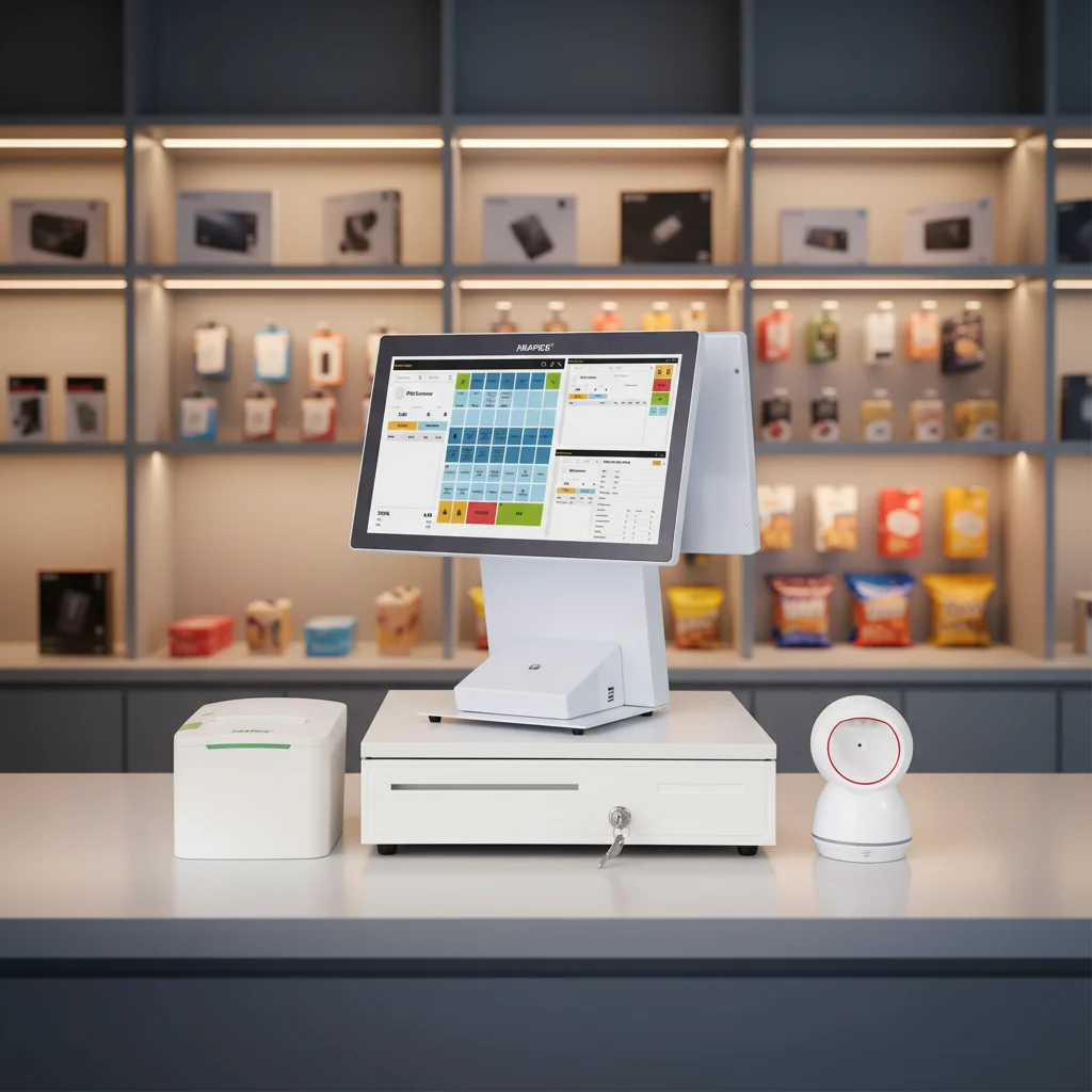 

ATV&UTVHBA-Q3 Retail Cash Register POS System All-in-one Cashier Machine Touch Screen Point of Sale System for Grocery Store