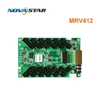 Novastar-Tarjeta receptora de vídeo MRV412 a todo Color, gran pantalla LED, Cassette, 12 puertos HUB75E, interfaz 512x512 píxeles, controlador