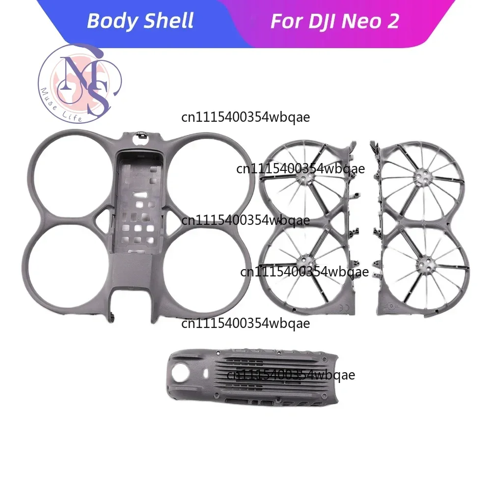 ZOCI-FOR-Body Shell Upper Frame Protection Ring Bottom Shell For DJI Neo 2 Drone Replacement Repair Parts