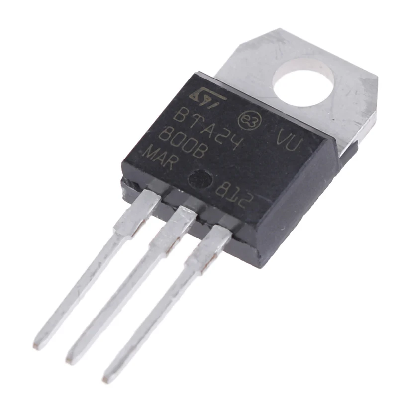 10 piezas BTA24-800B BTA24 TRIAC 24A/800V TO-220