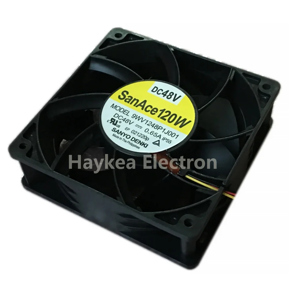 

Original For Sanyo 9WV1248P1J001 12038 48V 0.65A 12CM IP55 waterproof cooling fan