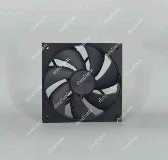 All-aluminum CNC Anodized 12V Liquid Bearing 12CM Positive Vane Reverse Vane Fan