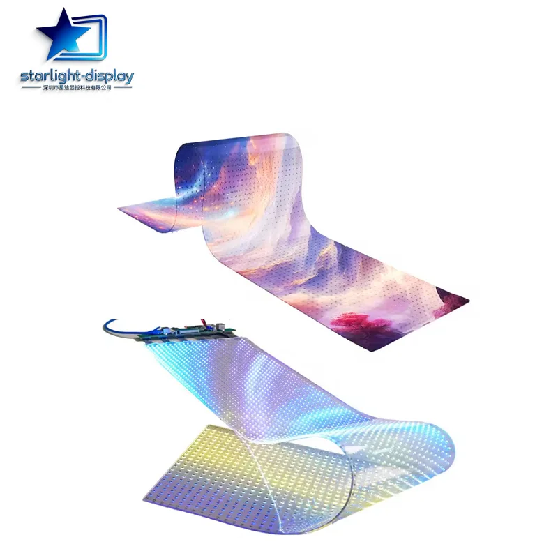 Ultra Thin Transparent LED Film Screen P6 P8 P10 Commercial Glass Window HD Video Wall