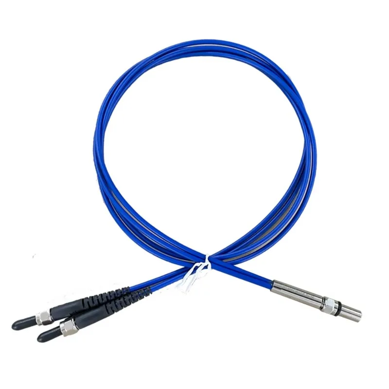 

400-2500nm Y type 2 to 1 fan-out SMA905 connector Quartz fiber optical bundle Silica Reflection Probe Fiber optic Patch Cord