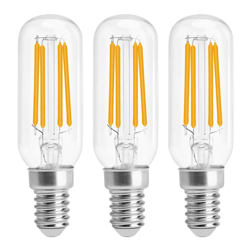 10pcs/lot E14 Retro Edison T25 Bulb LED Filament 4W 8W 12W Led Candle Luz AC 220V Vintage Glass Lamp Crystal Chandelier Light