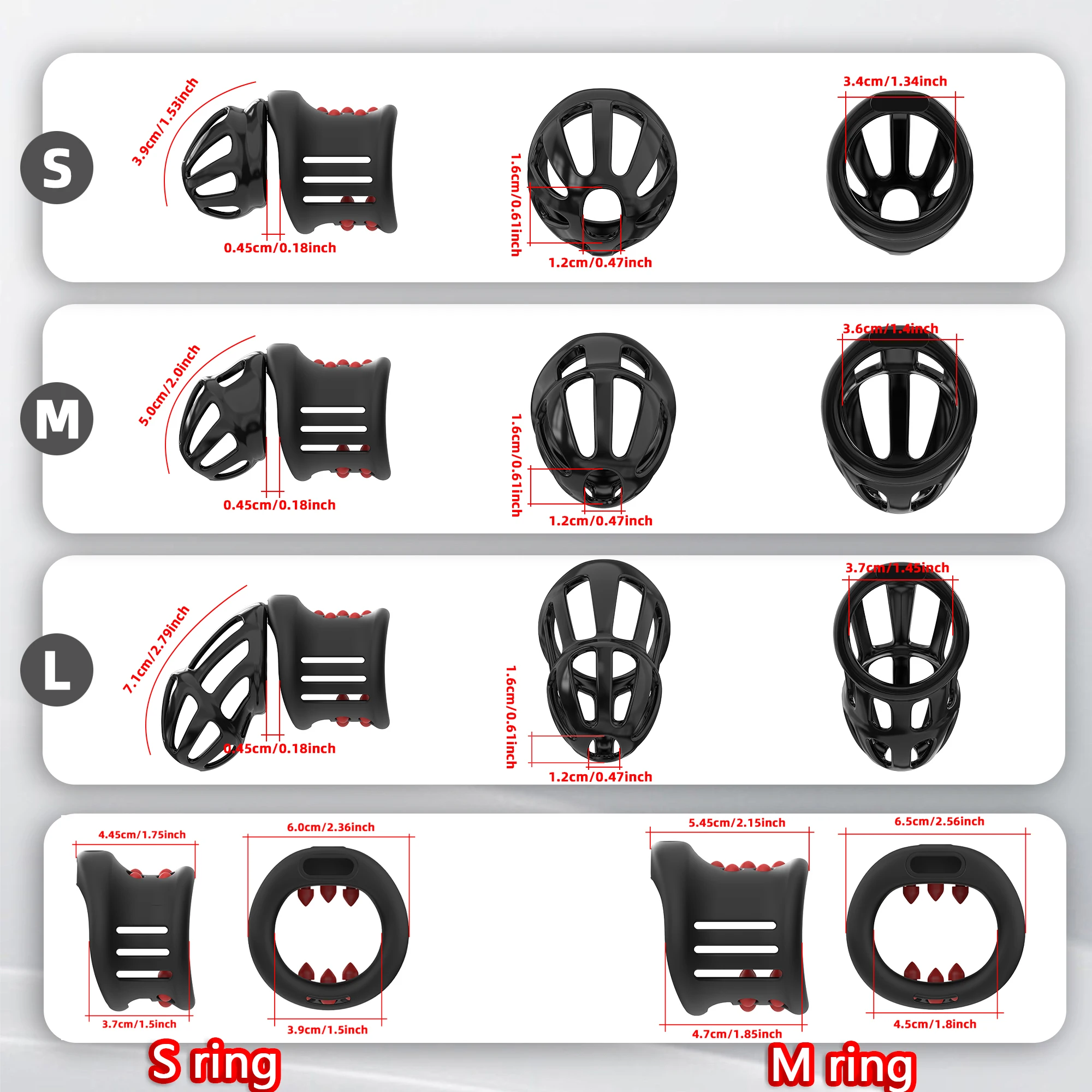 Men's Chastity Soft Silicone Cock Cage With a catheter Sissy Crotch Strap-On Breathable Penis Lock Gay Sexy Toys for Men Gay 18+ view 3