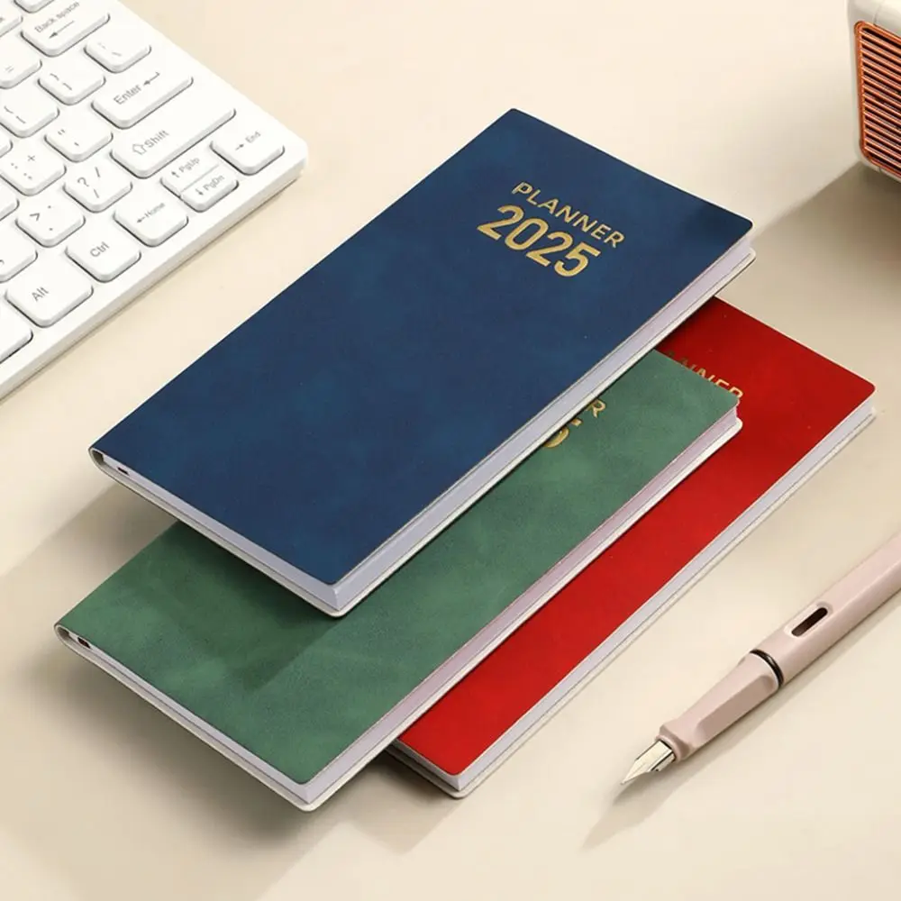 บันทึกธุรกิจ A6 2025 Agenda Planner กระดาษง่าย 2025 สมุดบันทึกแบบพกพา Creative 365 วัน Notepad นักเรียน