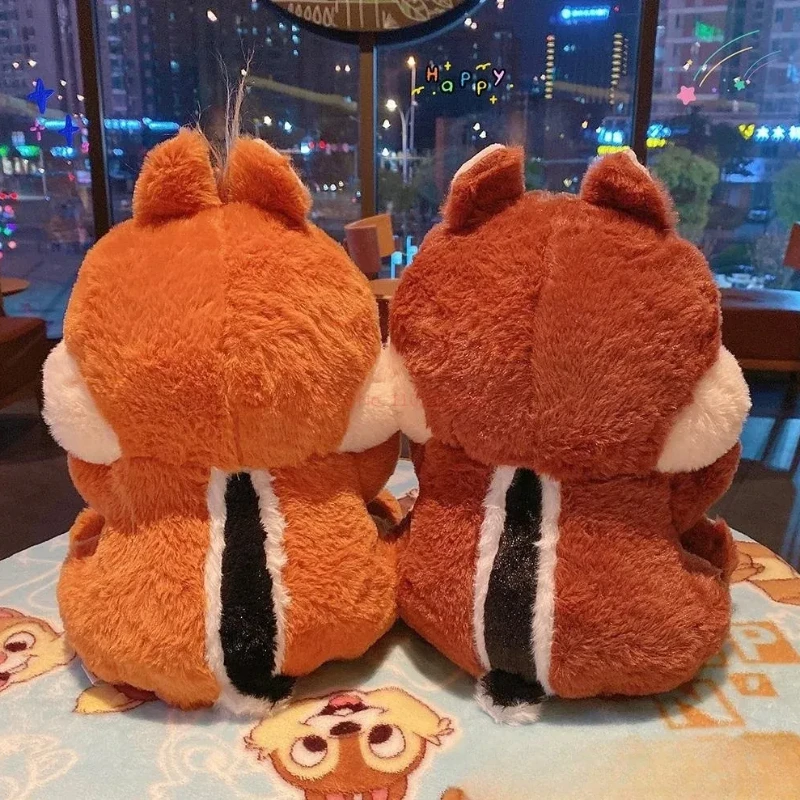 Disney-muñecos de peluche de Chip y Dale de 30cm, peluches de Anime, almohada de abrazo suave para dormir, regalo de cumpleaños y Navidad