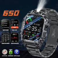 For Huawei Xiaomi 2.01 Inch Smart Watch Men 650 mAh Battery 150+ Fitness Tracker Dials Bluetooth Call Smartwatch Man New 2025