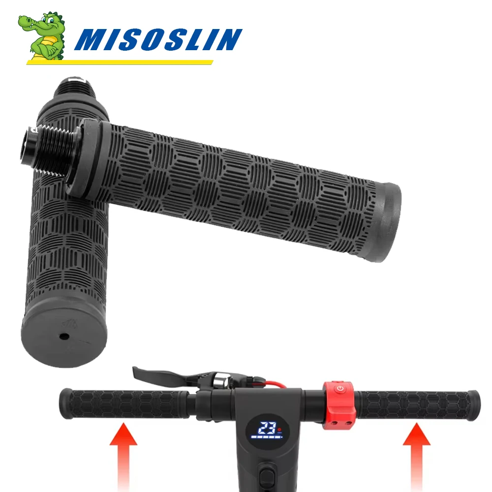 

Для HX X7 X8 ручки руля винт из алюминиевого сплава левый и правый чехлы детали противоскользящие противоскользящие резиновые ручки для электрического скутера