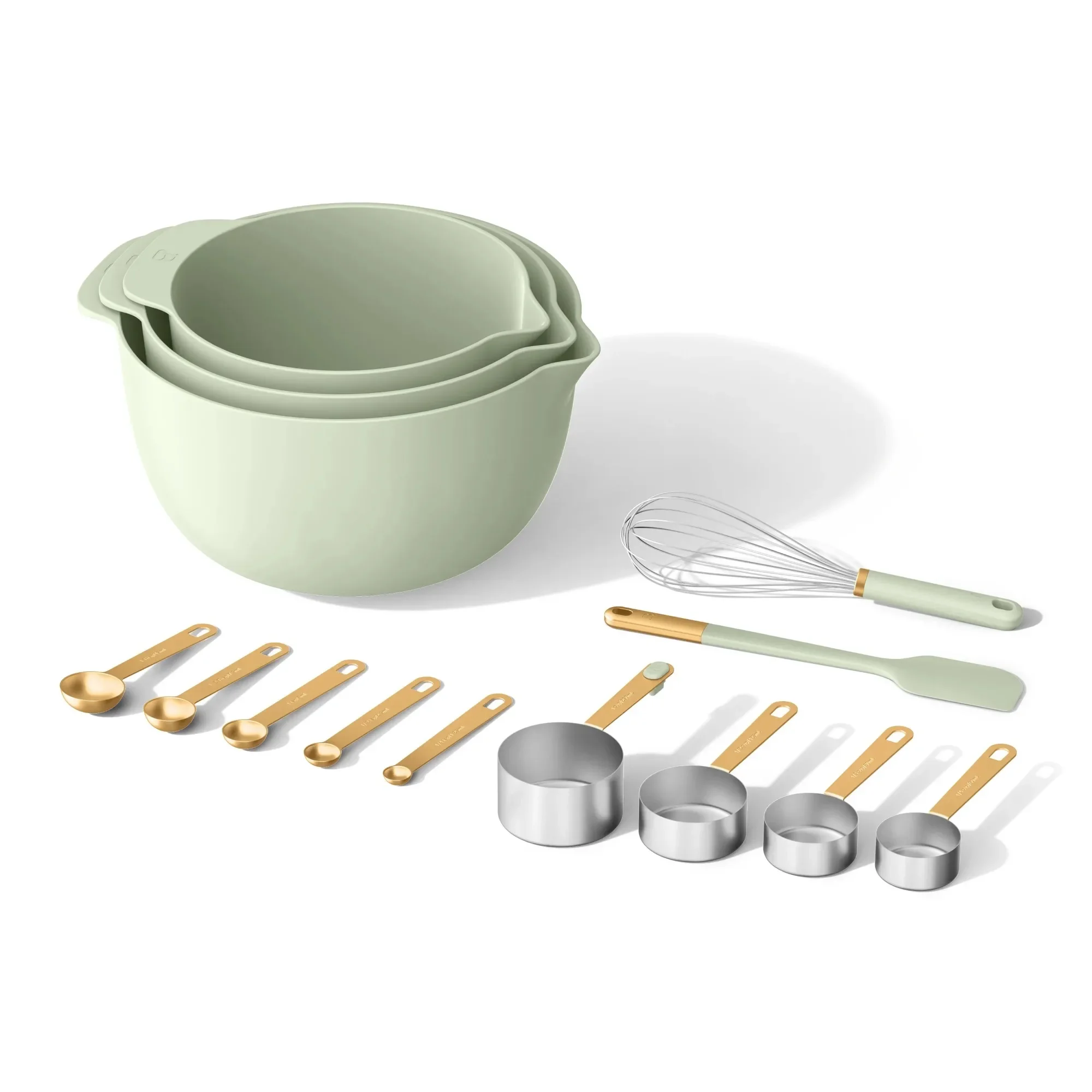 

14-Piece Mix & Measure Set, Sage Green