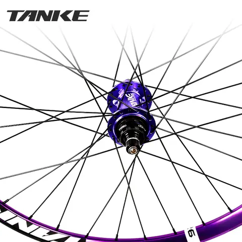 TANKE Dirt Jump Nav Singlespeed Lås CNC-bearbetning Aluminiumlegering 32 hål 120-punkts 135*10mm, DJ MTB Cykelnav 6 klor 3 tänder BMX 10 best sales BMX-nav - №2