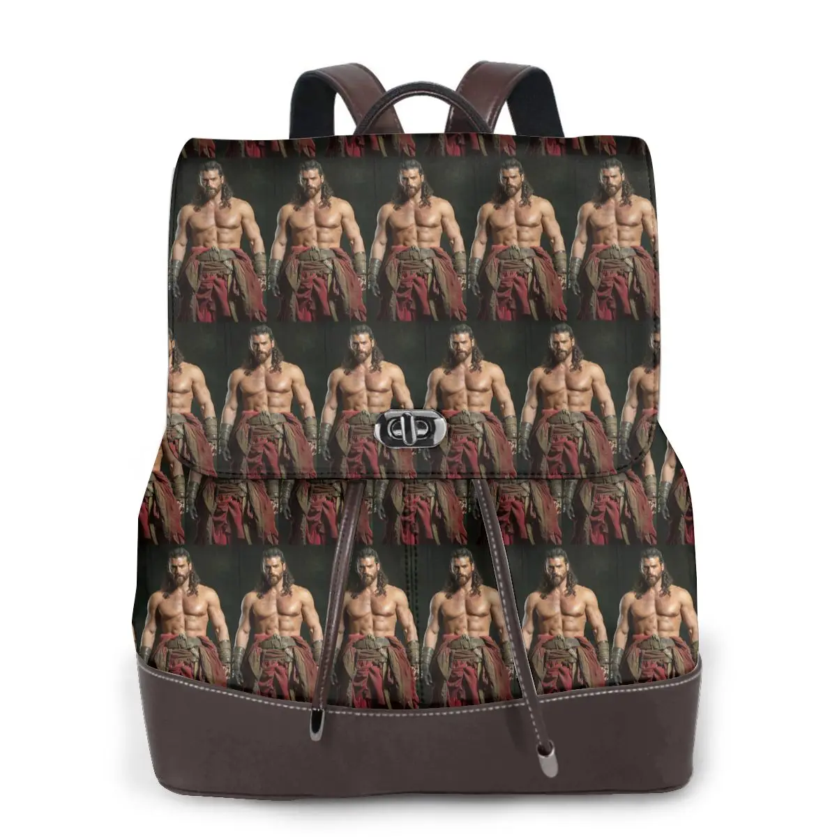 Actor Can Yaman Photo Bookbag School Student Bags Hiking Travel Daypack for Women Fashion Derma Backpack