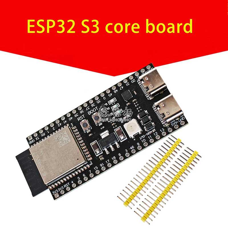 Placa de desarrollo PSRAM ESP32-S3, módulo Wifi 2,4G, 44 Pines, tipo C, 8M, para Arduino, ESP, IDF, ESP32-S3-WROOM-1, N8R2, N16R8