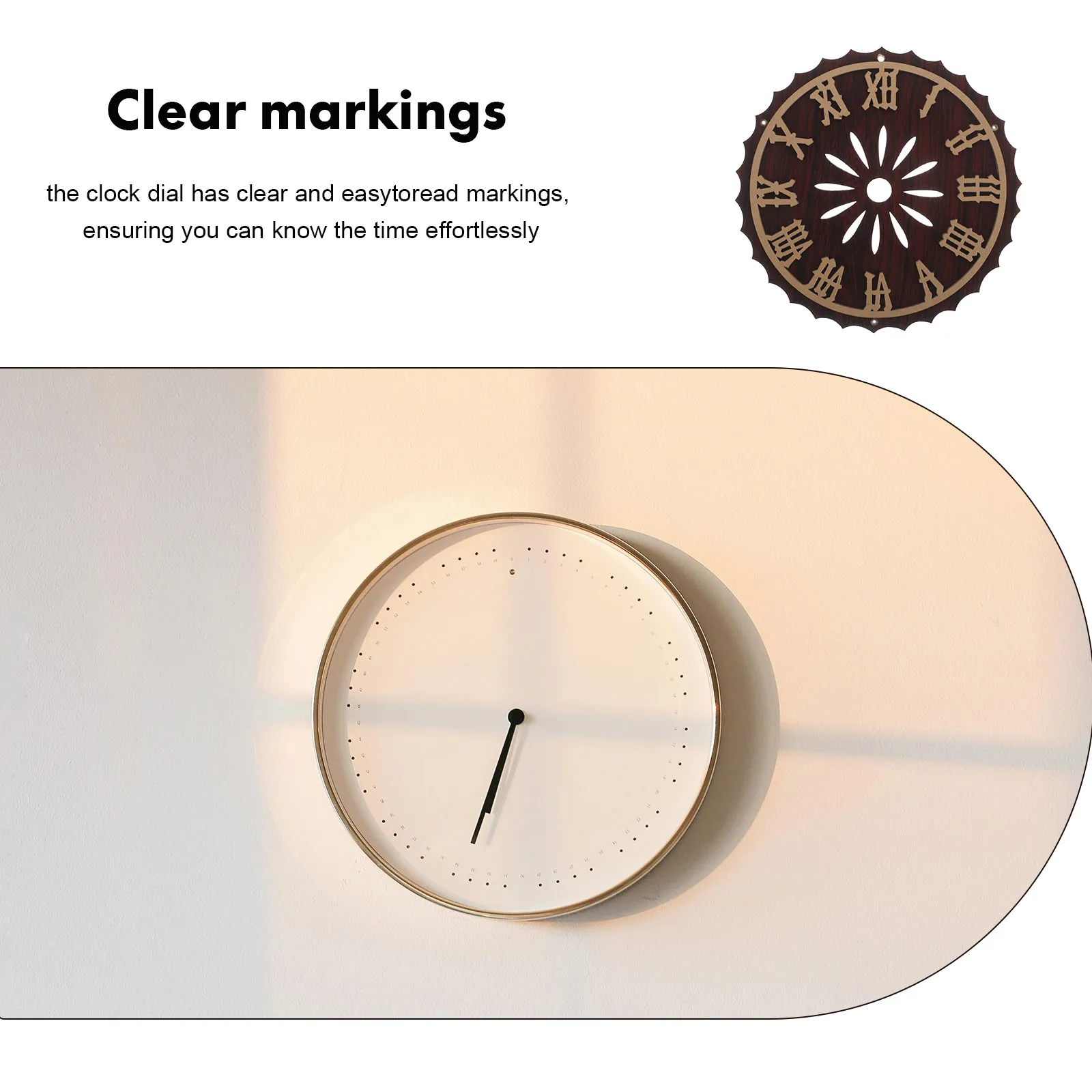 

Cuckoo Clock Face Dial Replacement Parts Wall Desk Repair Disc Plastic for Diy Accessories