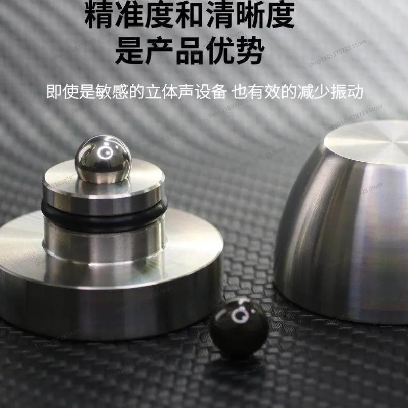 For Stainless Steel Fever HIFI Speaker, Power Amplifier Shock Absorber Ceramic Beads Shock Absorber Foot Nails