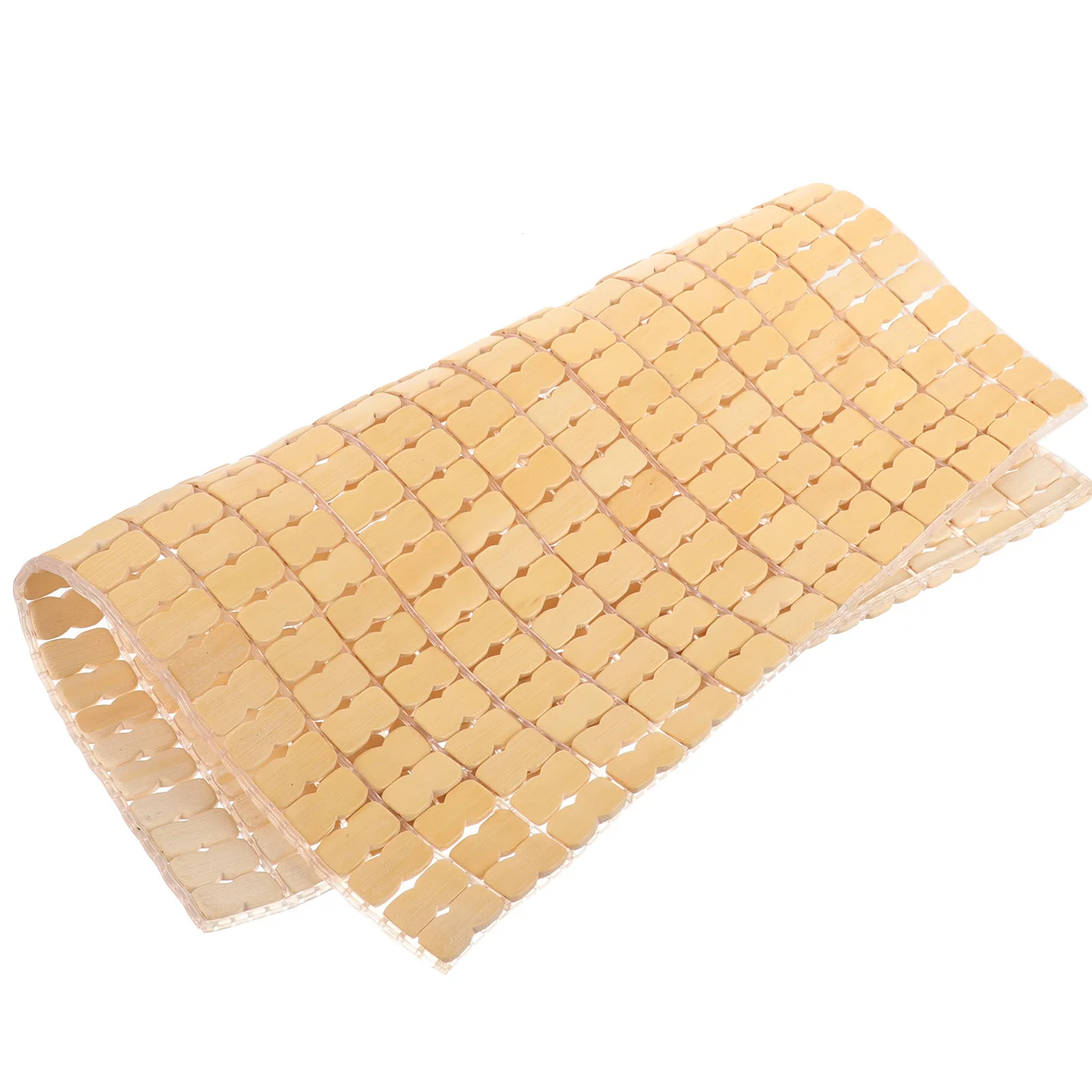 Ergonomic Bamboo Seat Cushion Summer Office Chair Mat Lightweight Comfortable Seat Pad for Bedroom Outdoor Seating Support