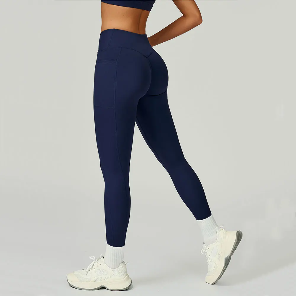 Cross Waist Head Yoga Leggings Gym Pants Women Sexy High Waist Booty Lifting Leggings Pants Women Sports Clothing Fitness Wear