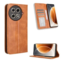 For Tecno Camon 30S 4G Case Luxury Flip PU Leather Vintage Wallet Magnetic Adsorption Cover For Tecno Camon 30S Pro Phone Bags
