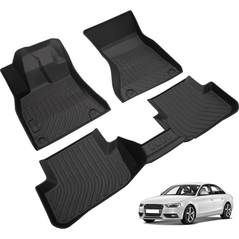 

All Weather Floor Mats Liner For 09-16 Audi A4 S4 A4 Quattro A4 allroad TPE United States