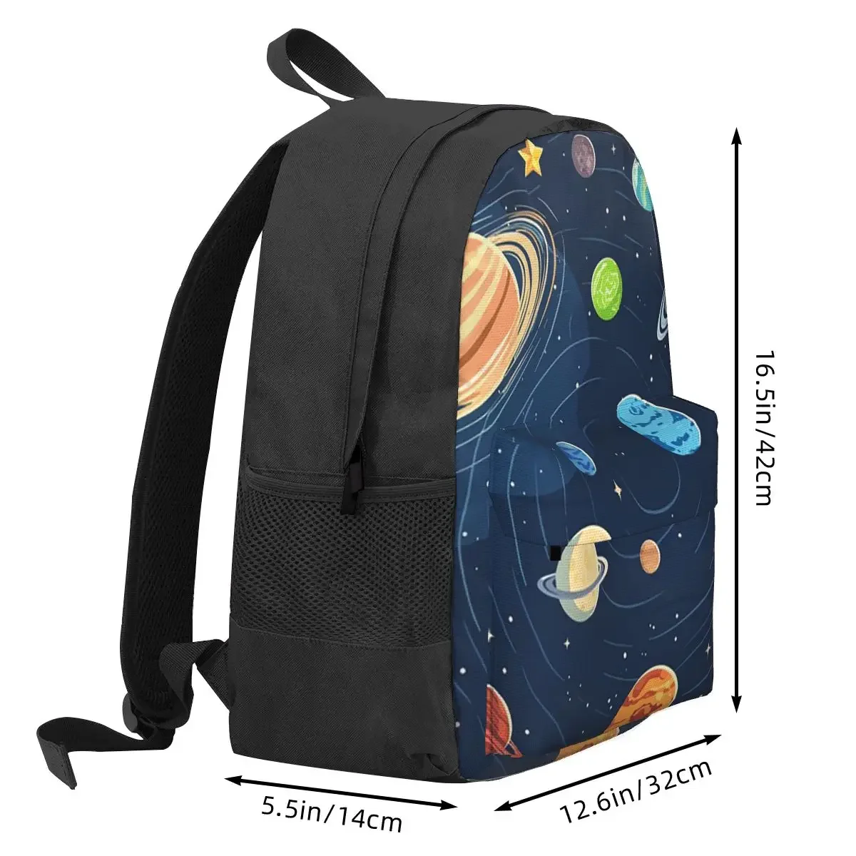 Solar System Space Planets Universe Backpack Hot Sale Daypack Large Capacity Children BookBag School Bag for Men Women