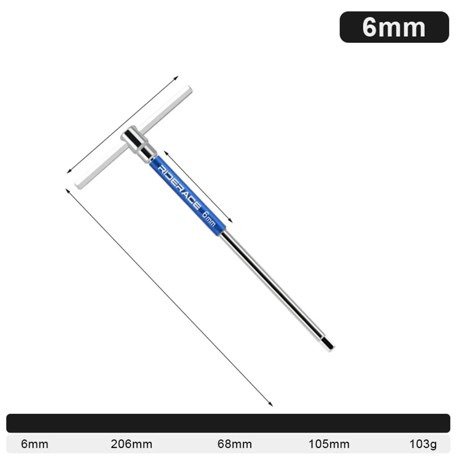 

Lightweight Sliding T Handle Hex Allen Key Set Multifunctional Bike Repair Tool for Hobbyists and Electricians