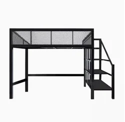 New Design Modern Metal Bunk Bed In Loft of Apartment Homestay Loft Dunk Bed With Stairs