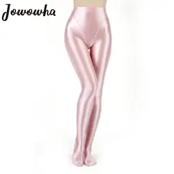 Womens Metallic Shiny Tights Pants High Waist Stretchy Stockings Pantyhose Ballet Yoga Pilates Fitness Sports Workout Leggings