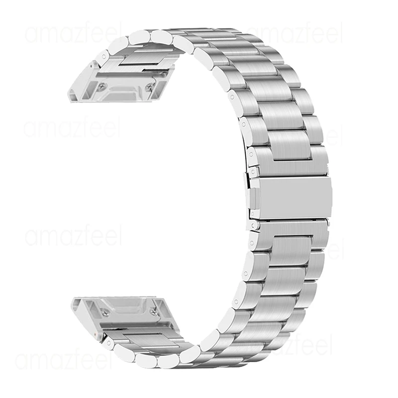 Roestvrij Stalen Horlogeband Voor Garmin Fenix 8 47 Mm Metalen Band Voor Garmin Fenix 7/6/5 Quick Fit Armbanden Forerunner 965 955 Band