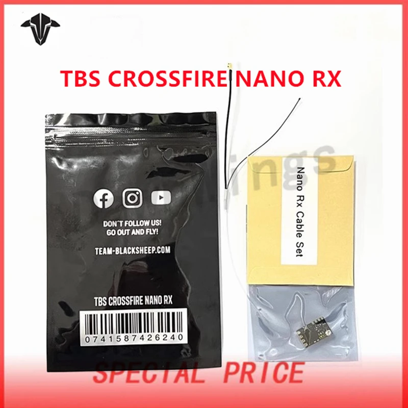 Original TBS Crossfire Nano RX /SE Receiver Immortal T V2 antenna RX CRSF 915/868Mhz Long Range Radio system RC