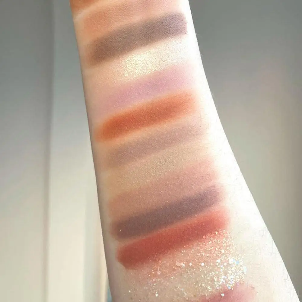 Paleta de sombra de ojos de 26 colores, maquillaje de sombra de ojos de Color tierra mate nacarado, portátil, larga duración, resalte, rubor